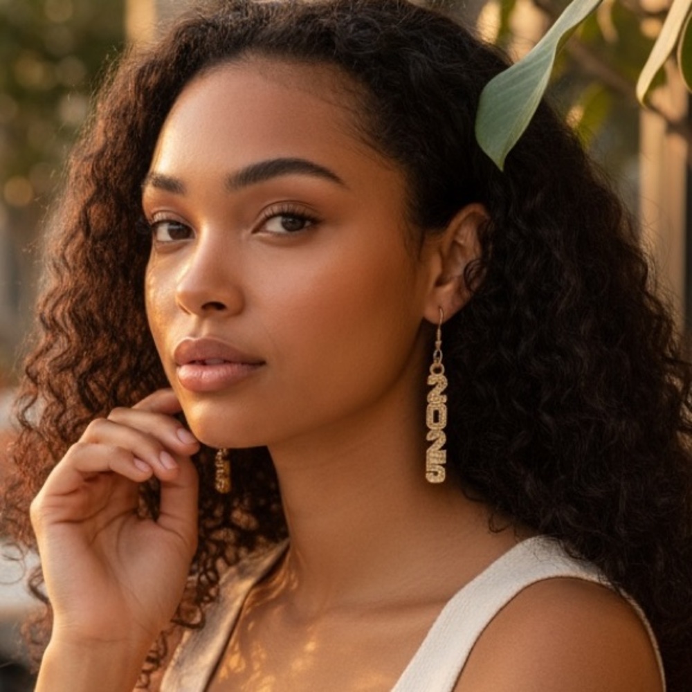 (2025 Earrings) Gold 2025 Graduation Earrings
